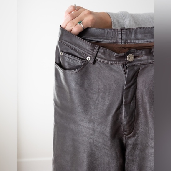 Vintage Jane Norris Genuine Leather Pants - Picture 12 of 16
